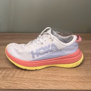 HOKA One One Carbon X Running Shoes – Nimbus Cloud / Lantana – Women’s 7.5